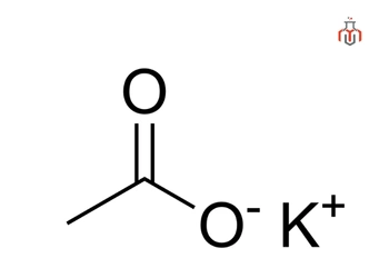 chemical structure of potassium acetate