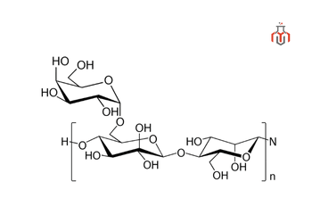 Chemical structure of galactomannan, the polysaccharide of guar gum