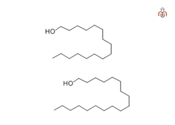Chemical structure of Cetearyl alcohol (C34H72O2)