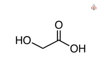 chemical Structure of Glycolic acid (HOCH 2CO 2H)