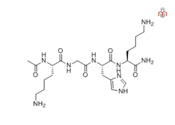 chemical structure of Acetyl tetrapeptide-3