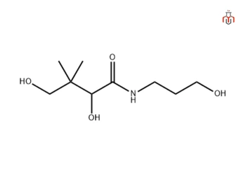Chemical structure of Panthenol
