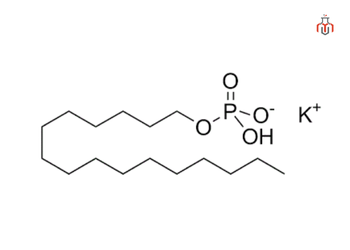 chemical structure of Potassium cetyl phosphate