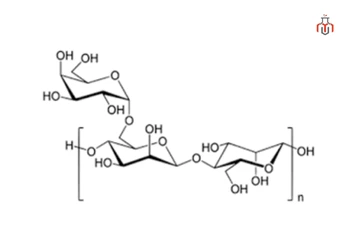 chemical structure of Acacia senegal gum (Gum Arabic)