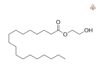 chemical structure of glyceryl stearate (C99H196KNaO16)