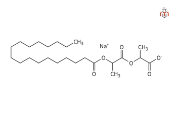 chemical structure of Sodium Stearoyl Lactylate (SSL)