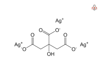 chemical-structure-of-silver-citrate