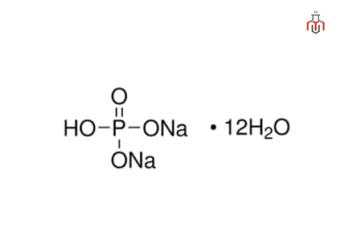 Chemical Structure of Sodium Phosphate dibasic dodecahydrate