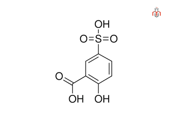 Structure of 2-Hydroxy-5-sulfobenzoic acid