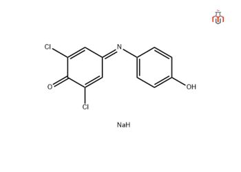 Structure of 2,6-Dichloroindophenol Sodium Salt