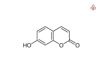 Structure of 7-Hydroxycoumarin