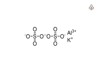 Structure of Aluminium Potassium Sulfate