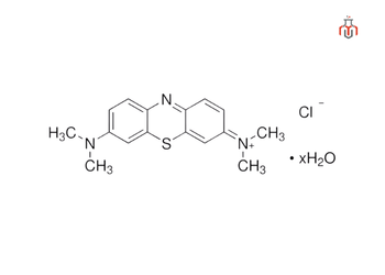 Structure of Methylene blue anhydrous