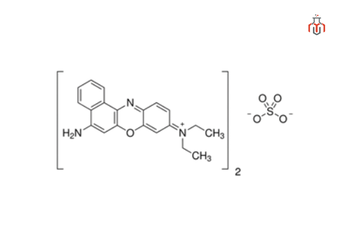 Structure of Nile Blue Sulfate