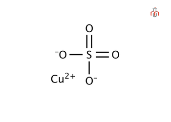 Structure of Copper Sulphate Anhydrous