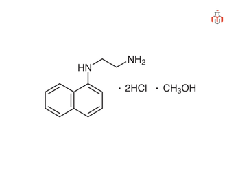 Structure of N-(1-Naphthyl)ethylenediamine dihydrochloride